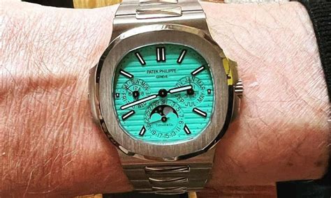 Bernard Arnault Flexes a Tiffany Blue Patek Philippe 5740 .